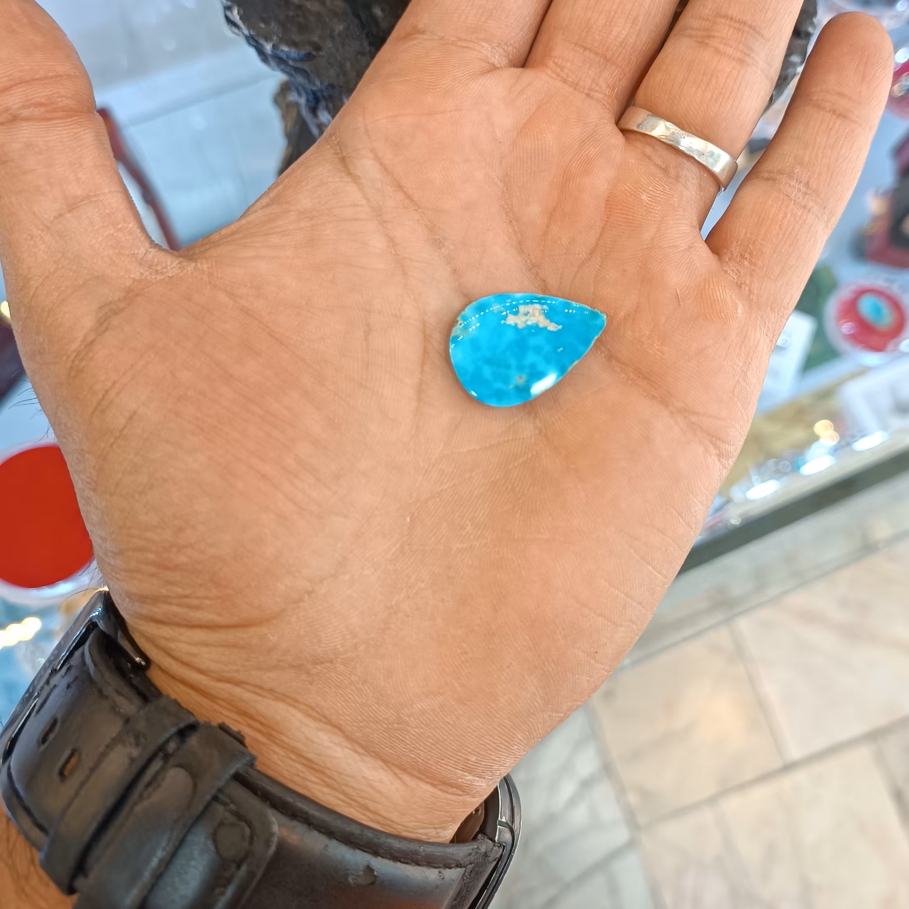 سنگ فیروزه اصل نیشابوری اعلا درجه 1