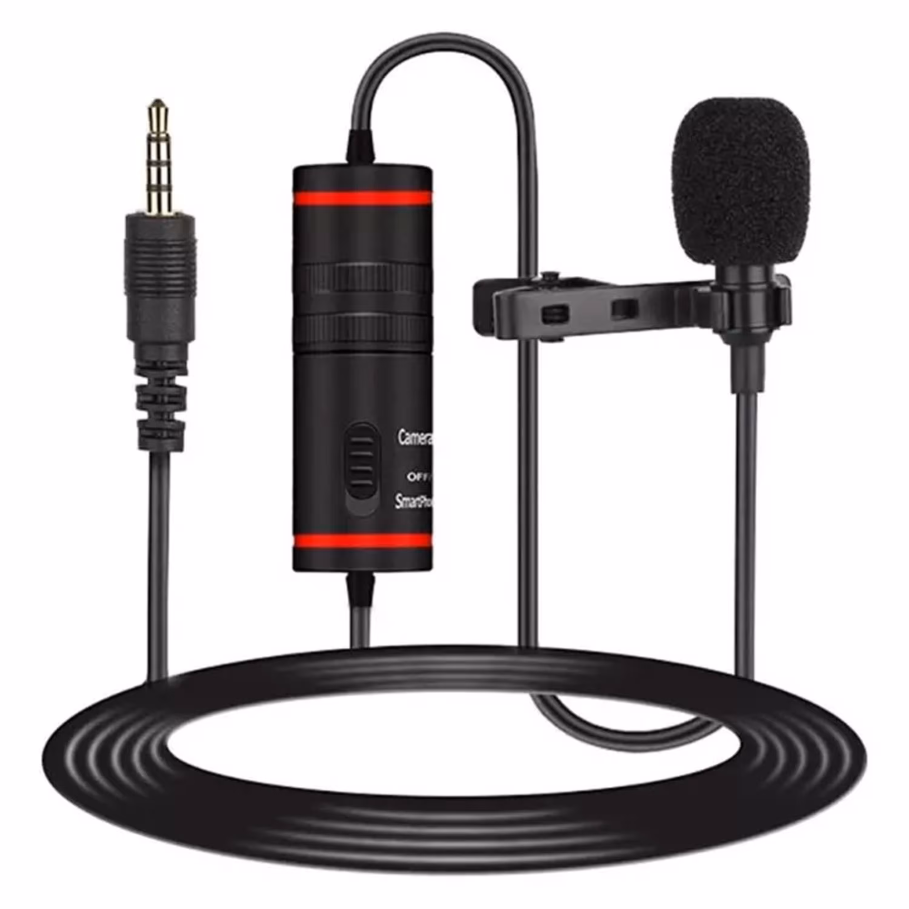 میکروفون یقه ای سیمی مدل KM-D1 با کابل 8 متری