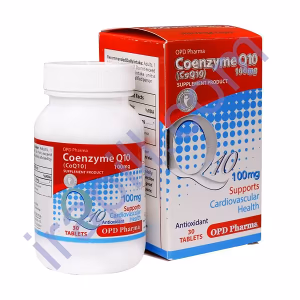 قرص کوآنزیم کیوتن 100 میلی گرم او پی دی فارما 30 عدد