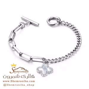 دستبند زنانه شبدر سیلور BNG342S0