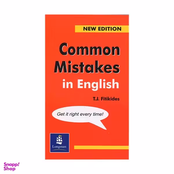 کتاب Common Mistakes in English new edition اثر T.J. Fitikides انتشارات Longman