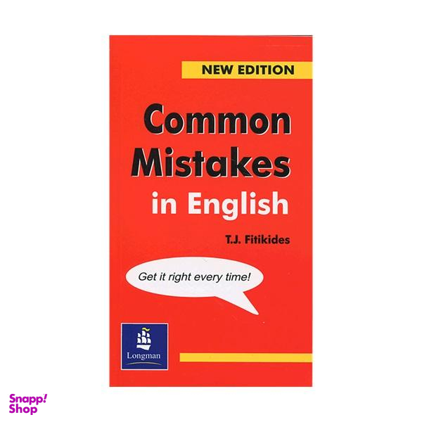 کتاب Common Mistakes in English new edition اثر T.J. Fitikides انتشارات Longman