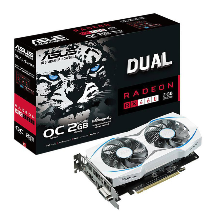 کارت گرافیک ایسوس DUAL-RX460-O2G