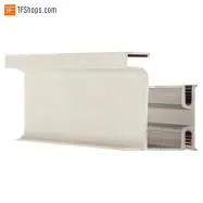 پروفیل دستگیره مخفی L فرم کمدی فانتونی  مدل L092                     سایز 2.4 متر   سفید پودری