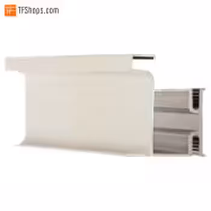 پروفیل دستگیره مخفی L فرم کمدی فانتونی  مدل L092                     سایز 2.4 متر   سفید پودری