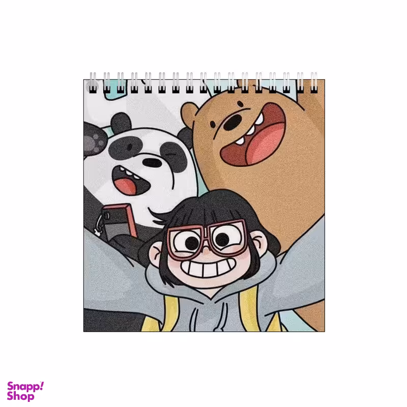 دفتر طراحی بامبیلیپ طرح خرس های کله فندقی کد 0672299