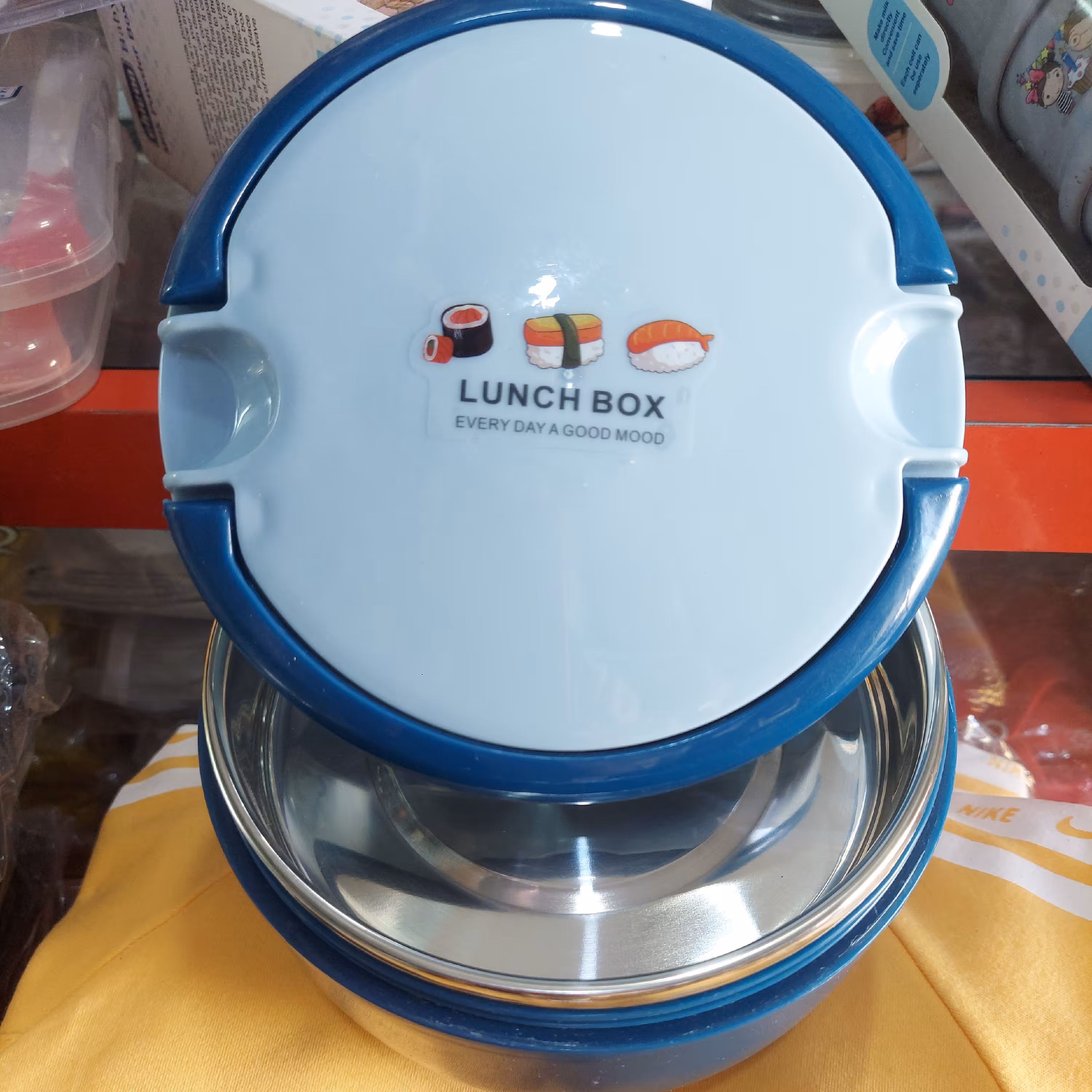 ظرف غدا دو طبقه تو استیل