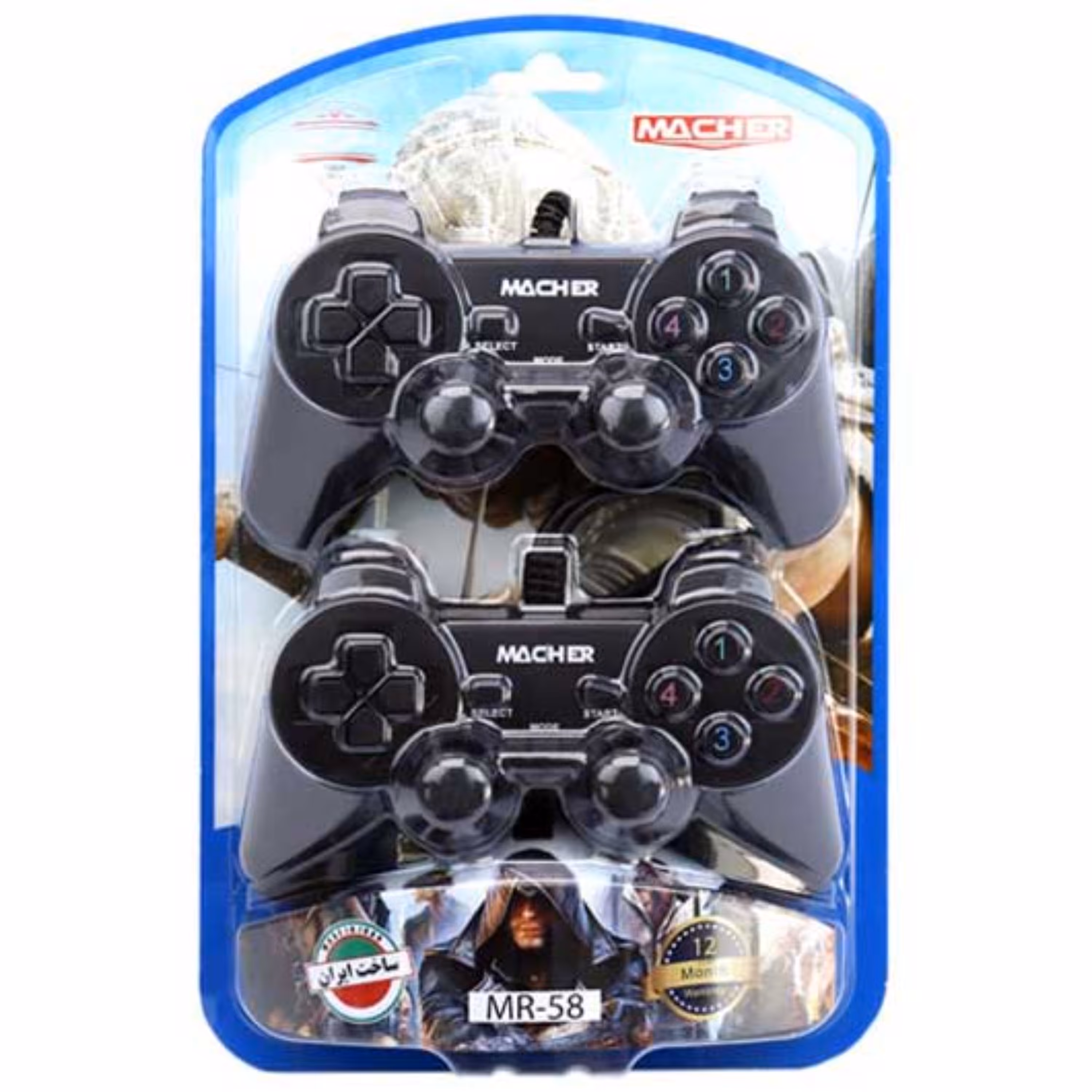 دسته بازی دوبل شوکدار MACHER