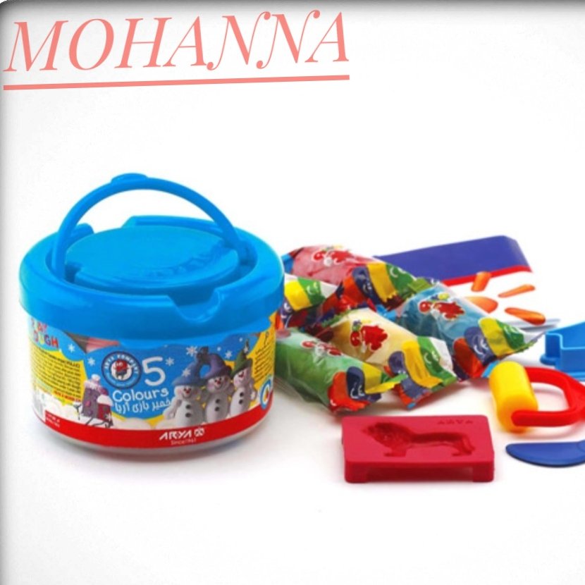 خمیر بازی5 رنگ آریا