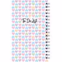 TO DO LIST(لیست انجام کار) آبرنگ قلبی سایز پالتویی