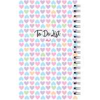 TO DO LIST(لیست انجام کار) آبرنگ قلبی سایز پالتویی