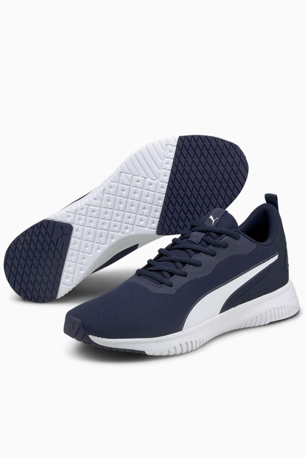 اسنیکر آبی مردانه و زنانه کتونی FLYER FLEX کفش ورزشی یونیسکس NAVY Puma