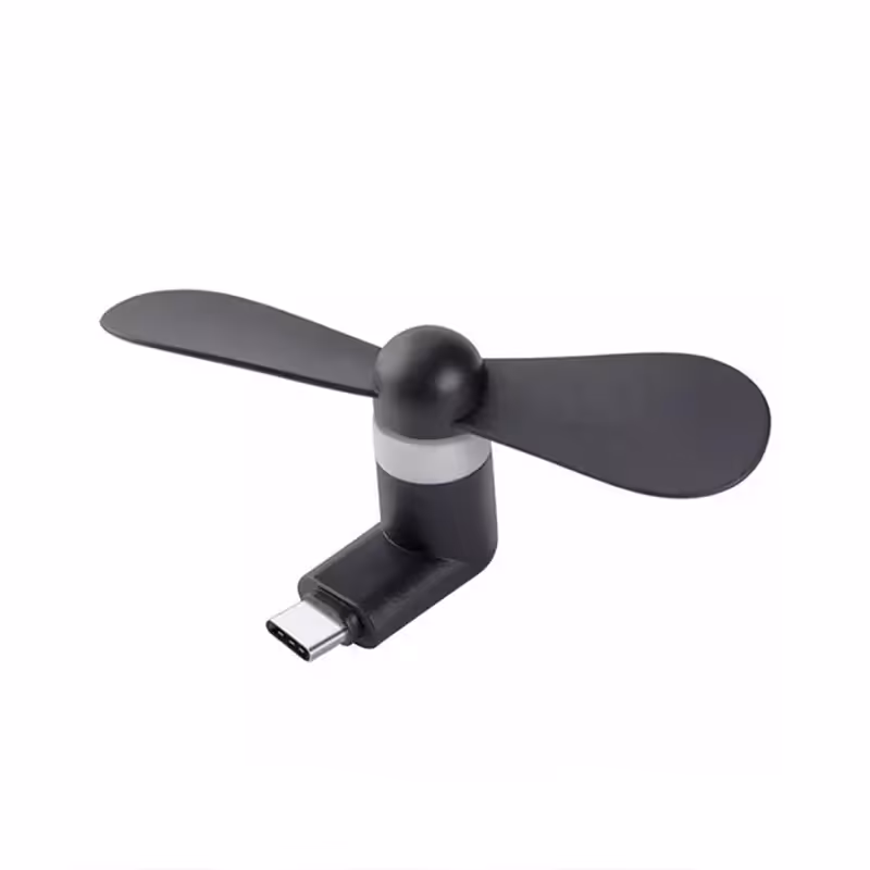 پنکه همراه USB-C تایپ سی مدل OTG Mini USB-TYPE C