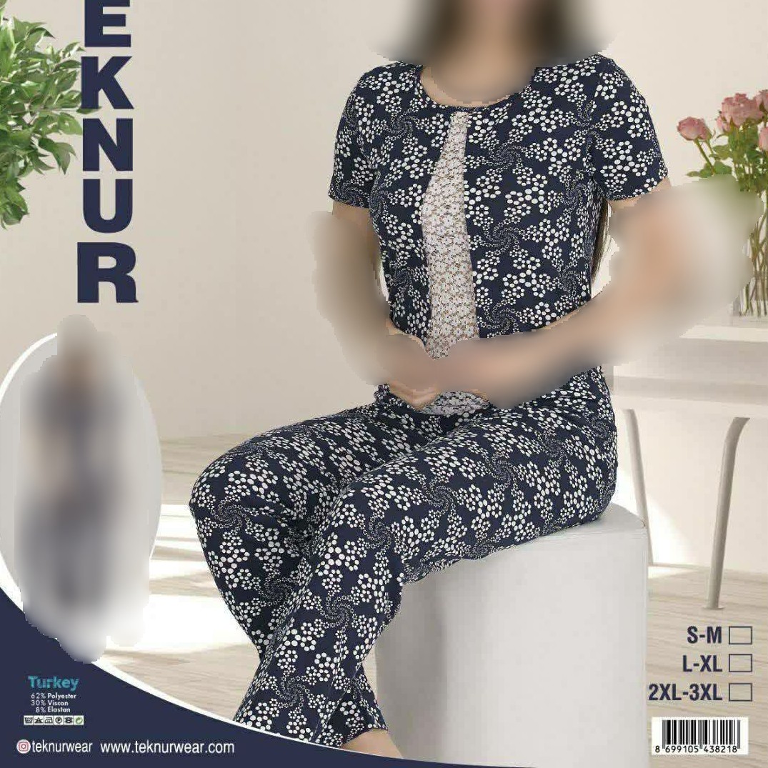 ست تیشرت وشلوارزنانهه سایزبندی کامل
