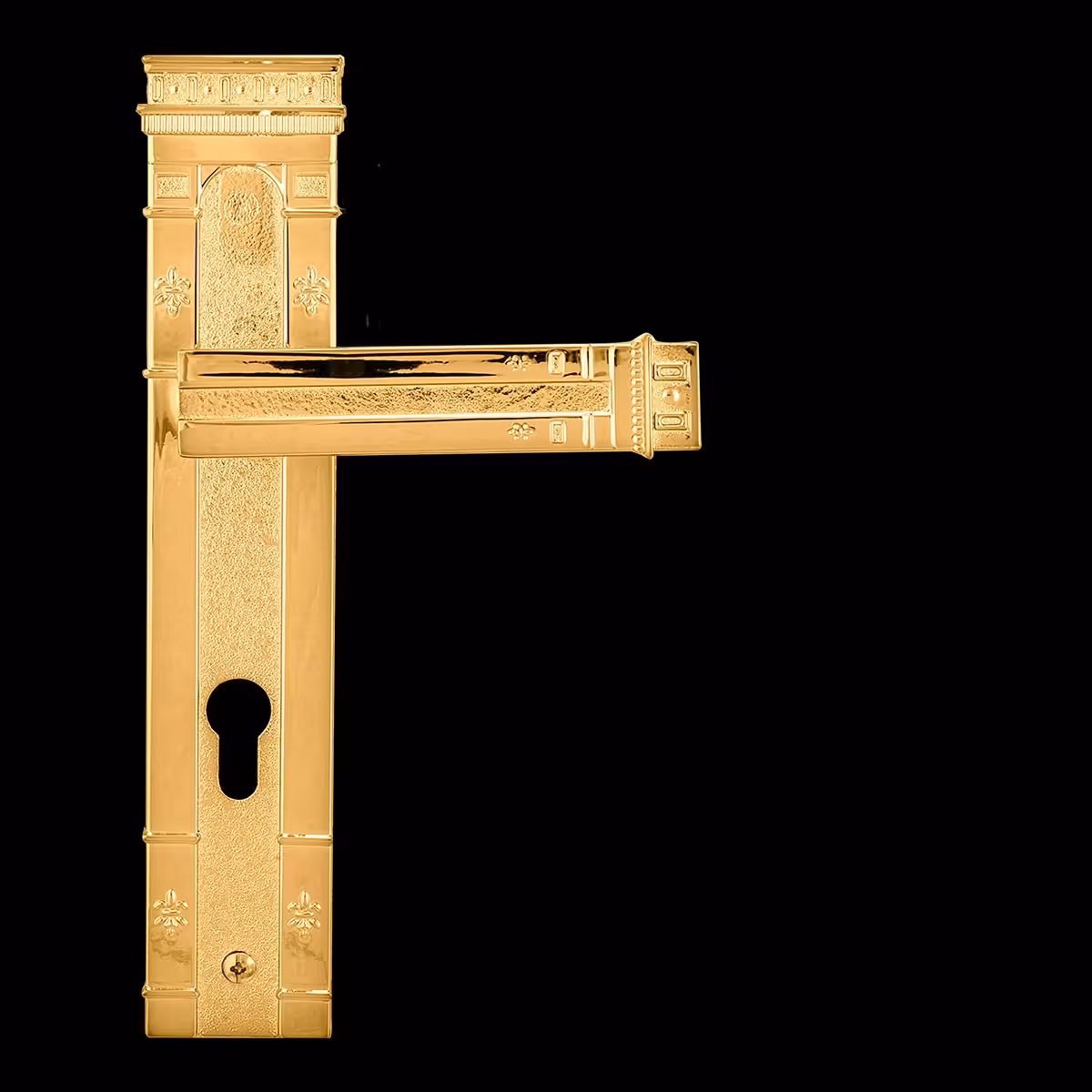 دستگیره درب k4  طلایی کلون