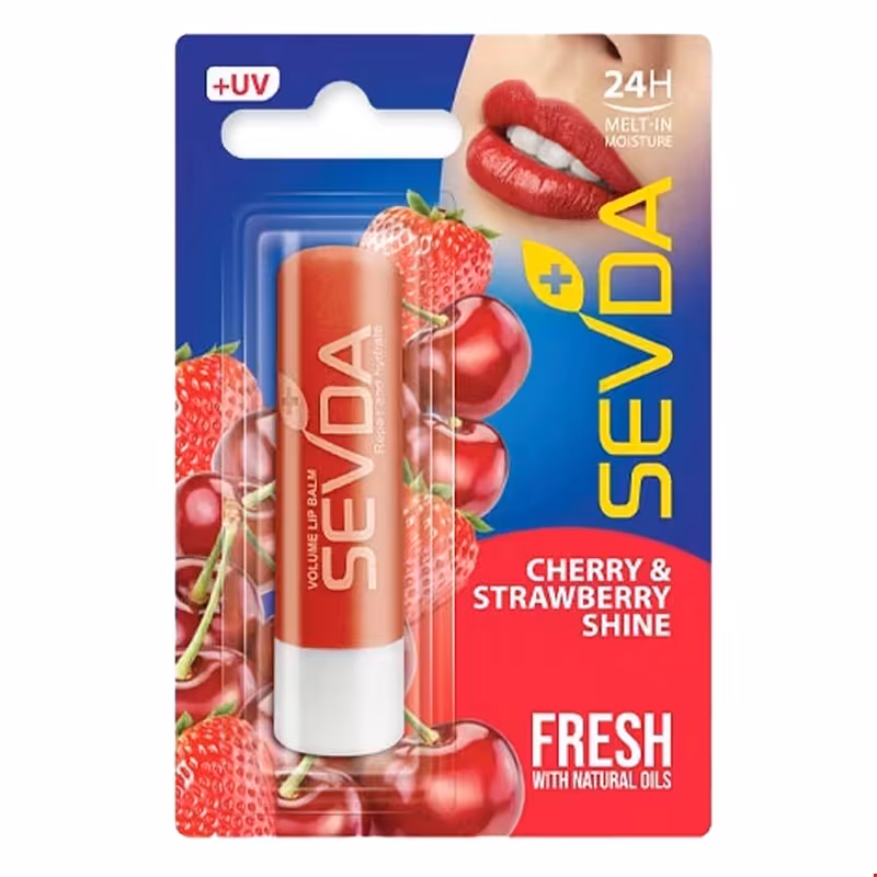 نرم کننده و مرطوب کننده لب میوه ای توت فرنگی سودا 4 گرمی