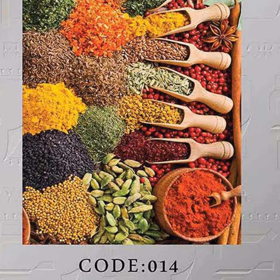 فرشینه آشپزخانه کد 014( طرح ادویه مخلوط)