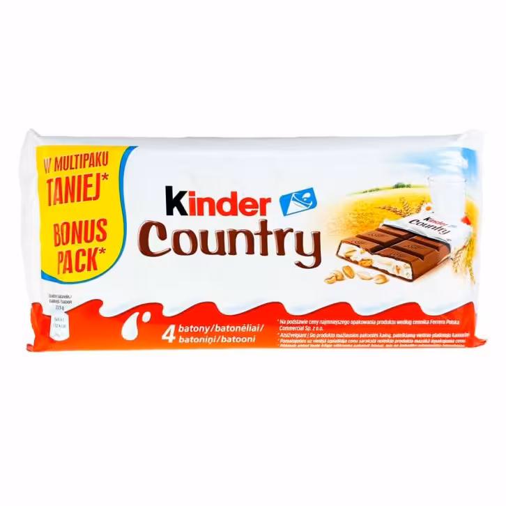 شکلات کیندر کانتری بسته 4 عددی
