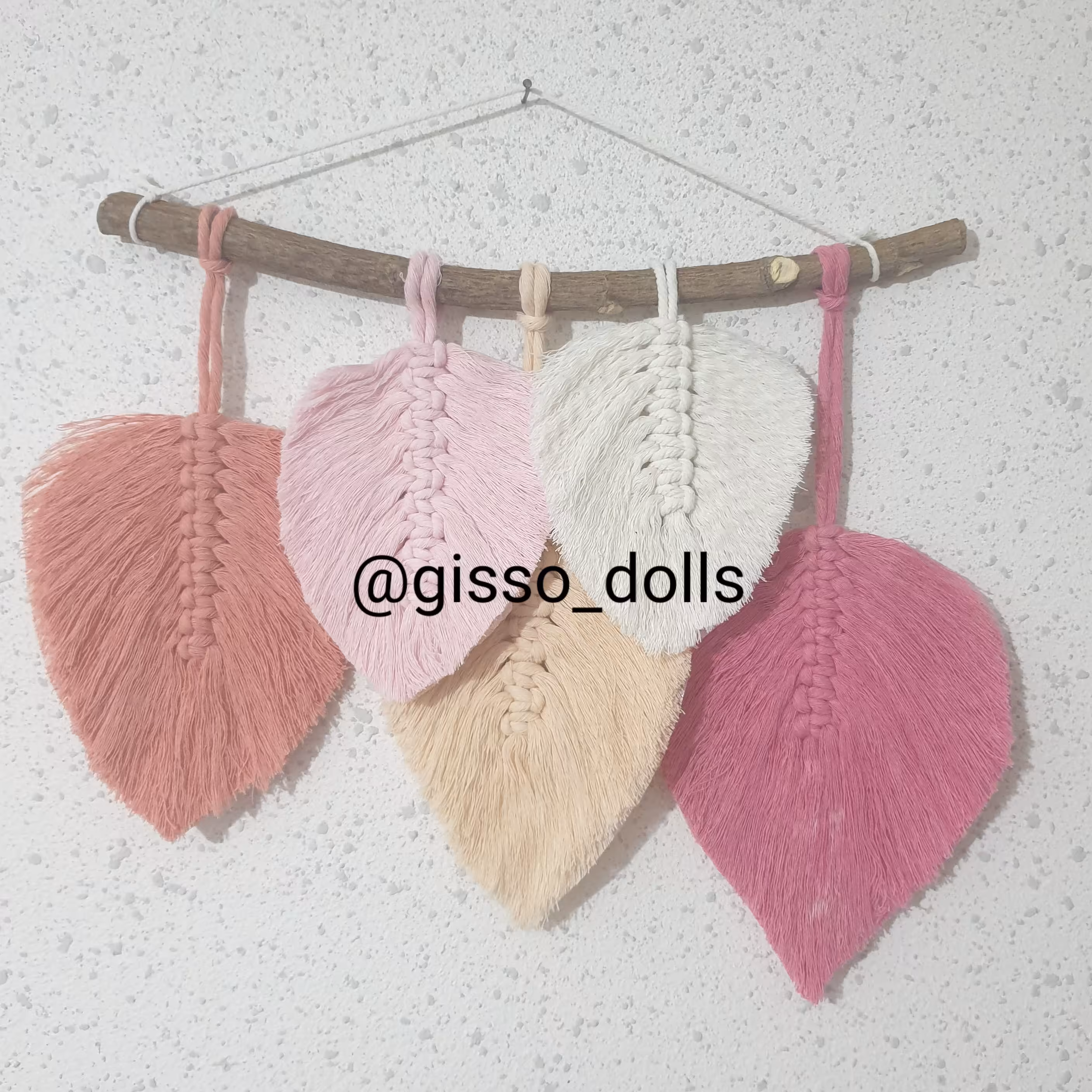 تابلو برگ مکرومه