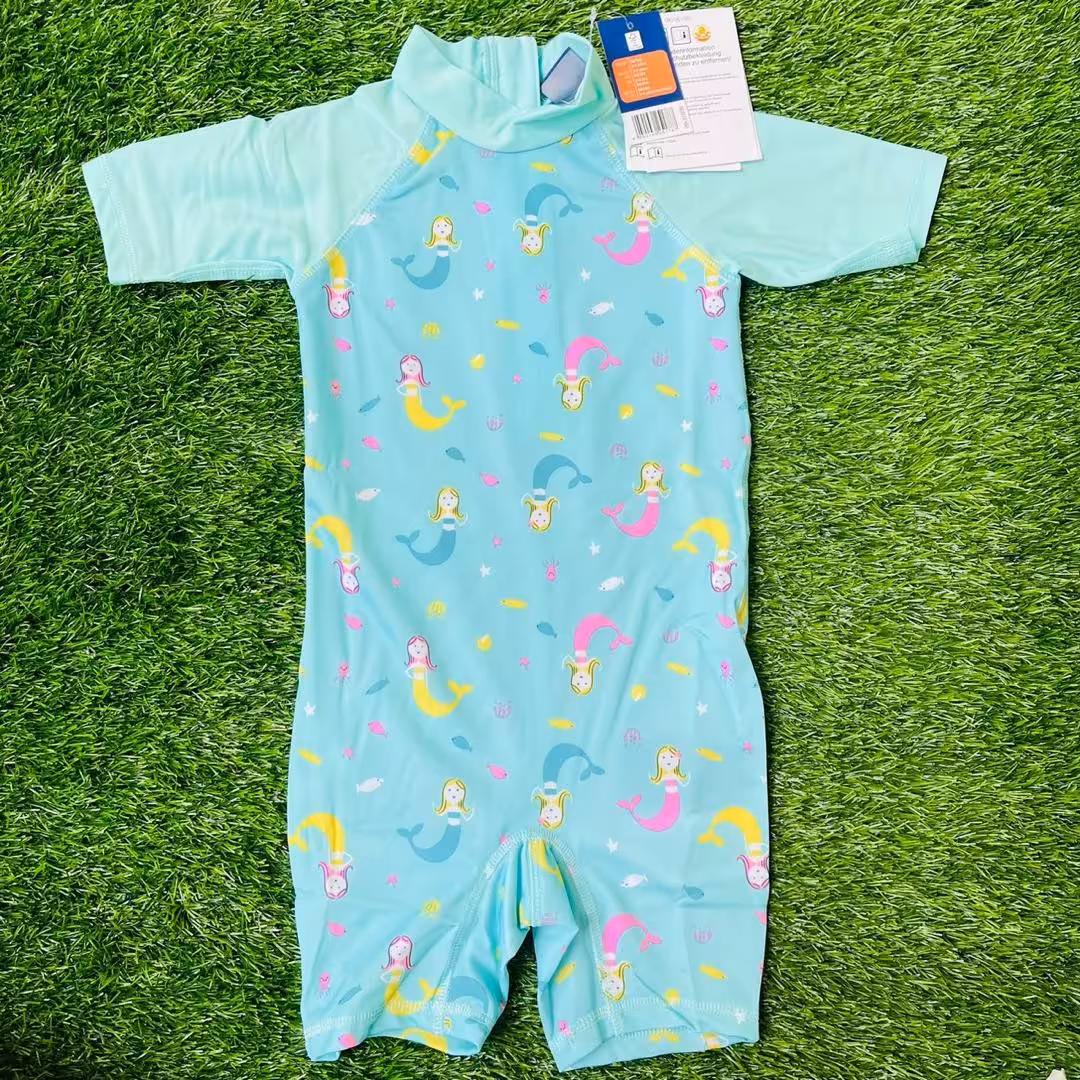 مایو سرهمی آلمانی 2 تا 4 سال مخصوص شن بازی ضد اشعه و ضد کلر برند لوپیلو 