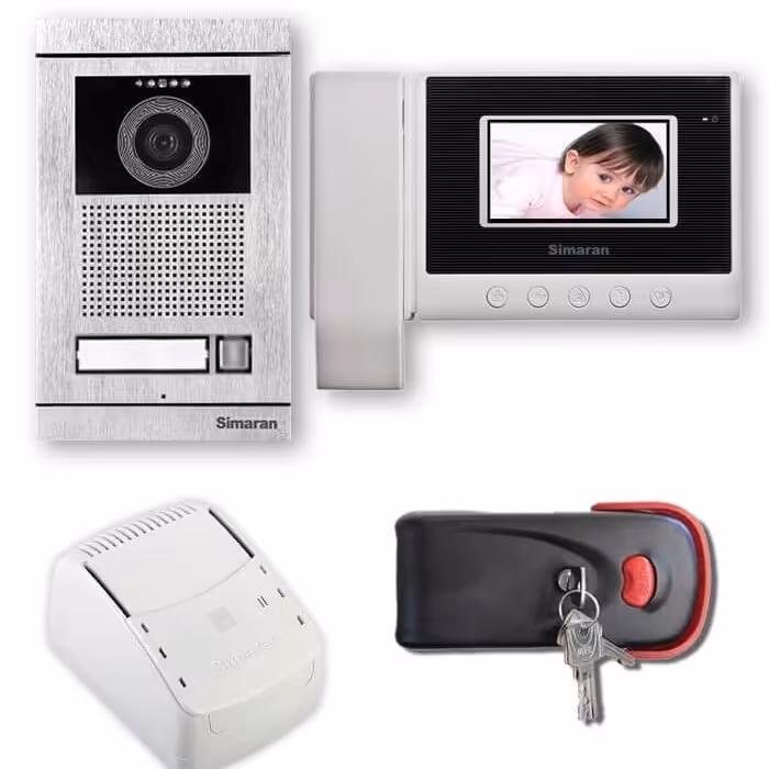 پکیج دربازکن تصویری یک واحدی ضدسرقت سیماران HS-43