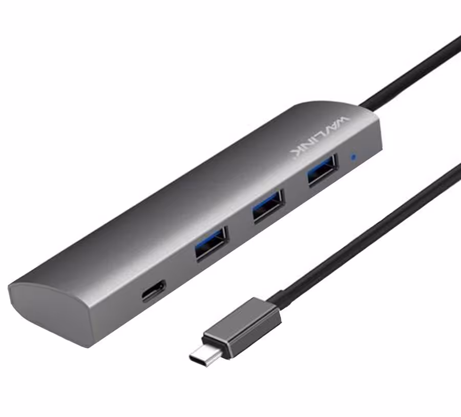 هاب USB-C سه پورت ویولینک مدل WL-UH3047C1 به همراه Power Delivery