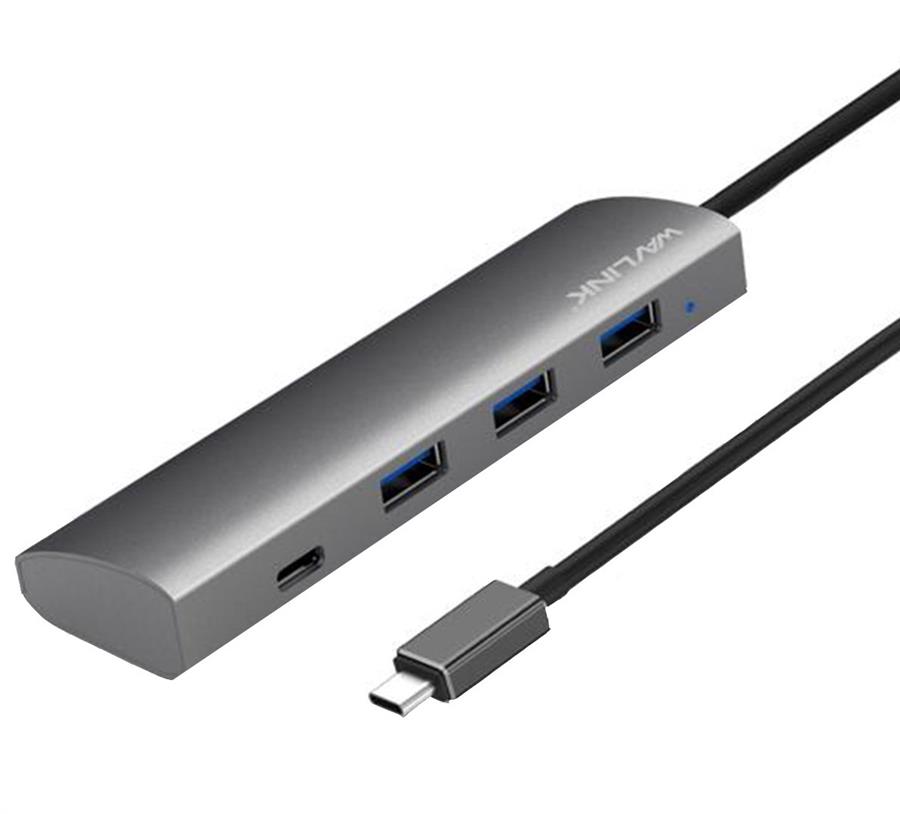 هاب USB-C سه پورت ویولینک مدل WL-UH3047C1 به همراه Power Delivery