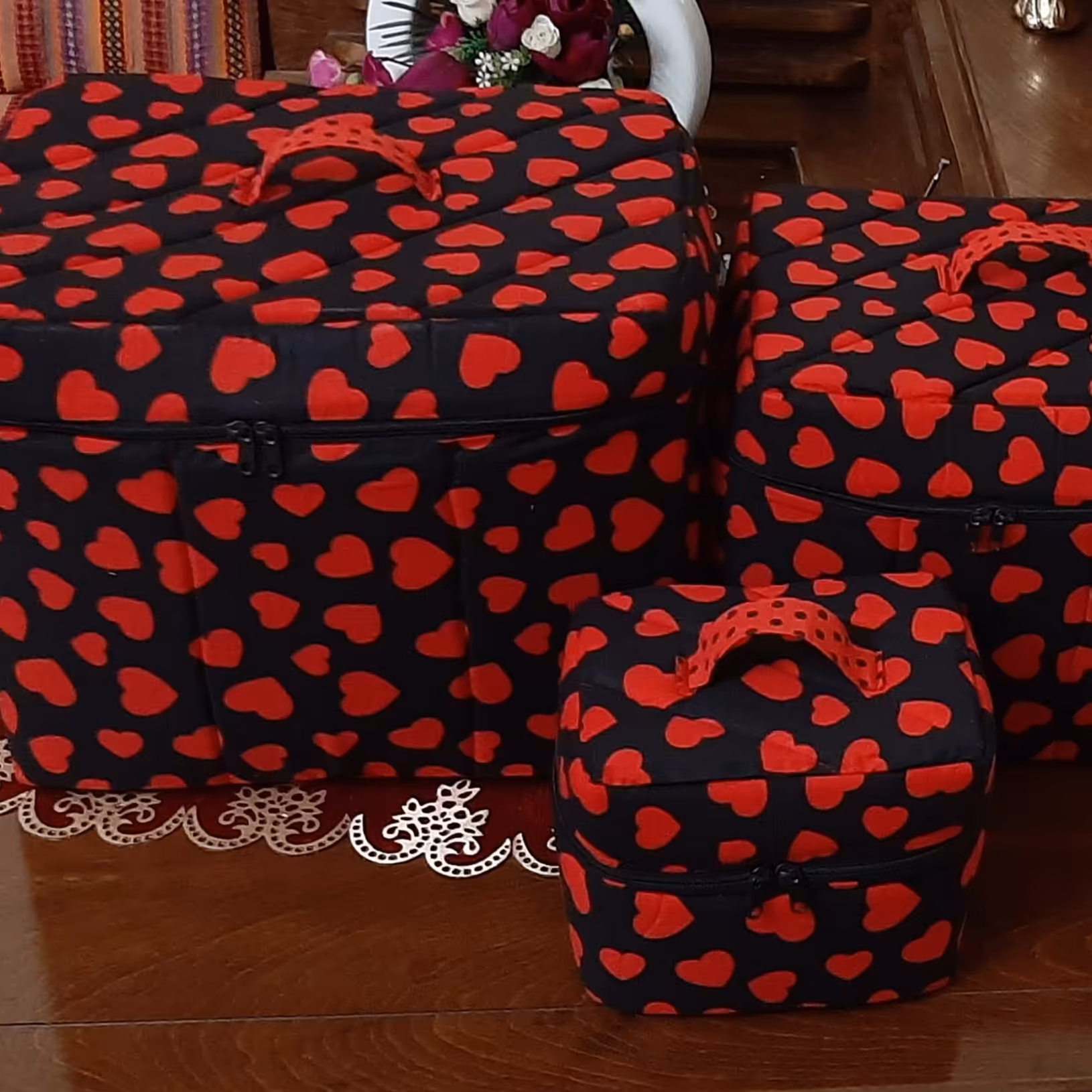 باکس  زیپدار پارچه ای سه سایزی