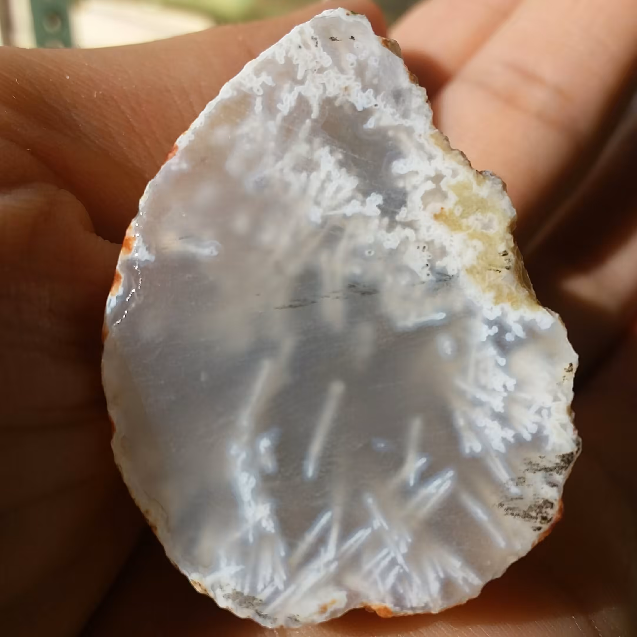 اسلایس سنگ راف عقیق سلیمانی رتایل دار خاااص 100در100 طبیعی محشر