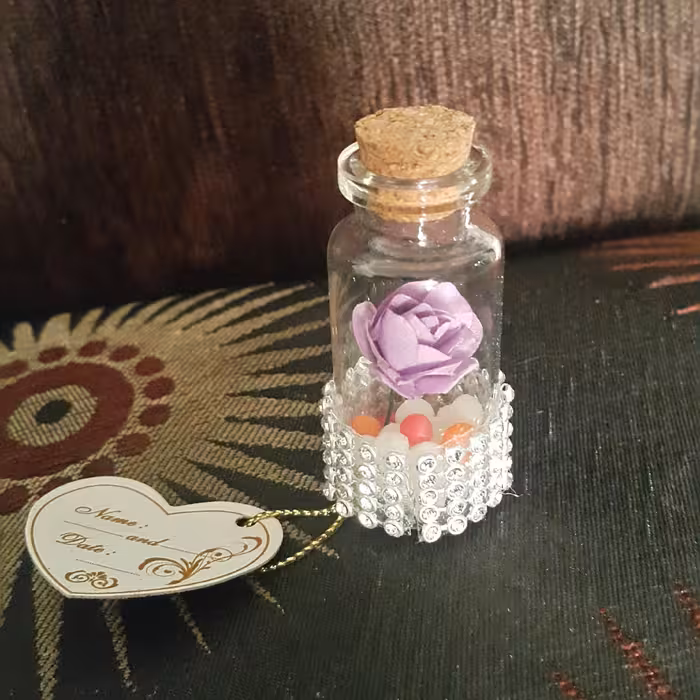 شیشه فانتزی بادبود طرح نگین