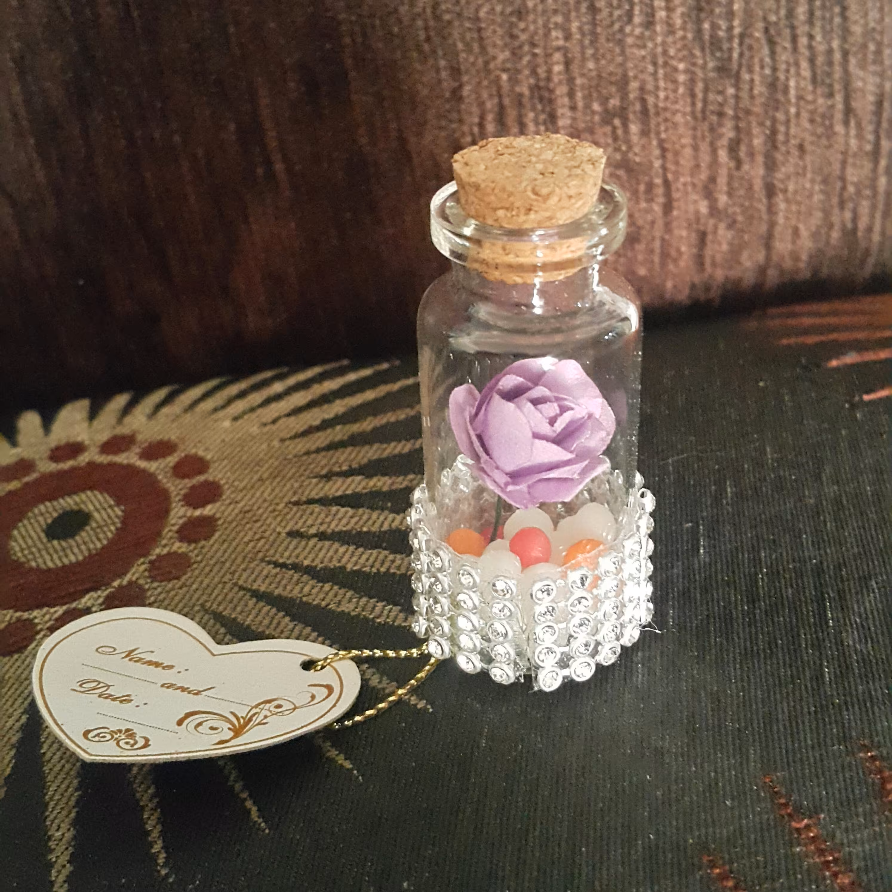 شیشه فانتزی بادبود طرح نگین