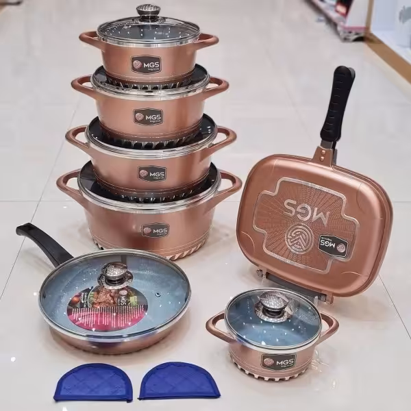 سرویس قابلمه گرانیت 17 پارچه mgs