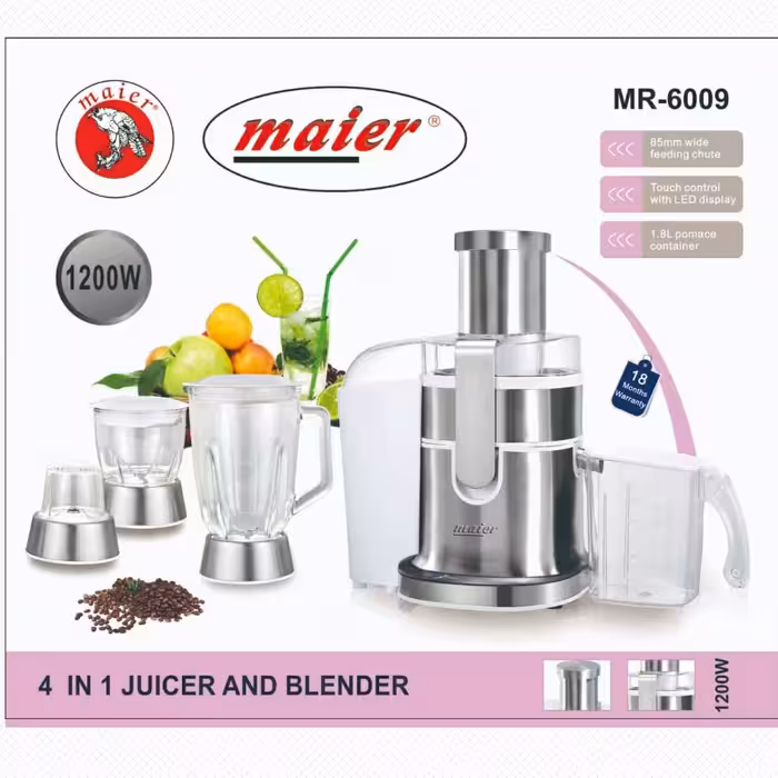 ابمیوه گیر 4کاره مایر مدل MR6009