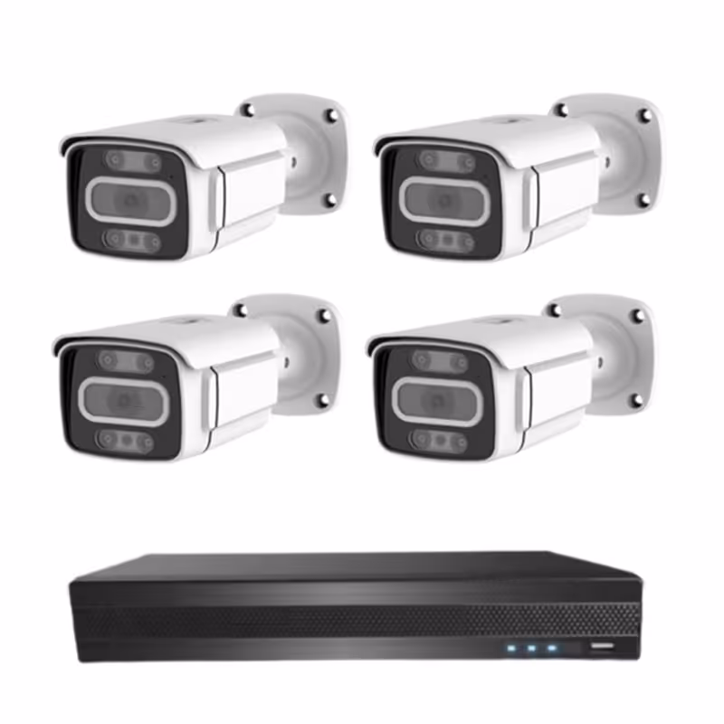 دوربین مداربسته پکیج 4 کانال 2 مگاپیکسل کامل