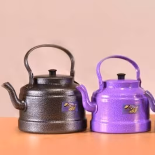 کتری پودری گنجایش 3 لیتری و 4 لیتری جنس روحی با رنگ ثابت تضمینی 