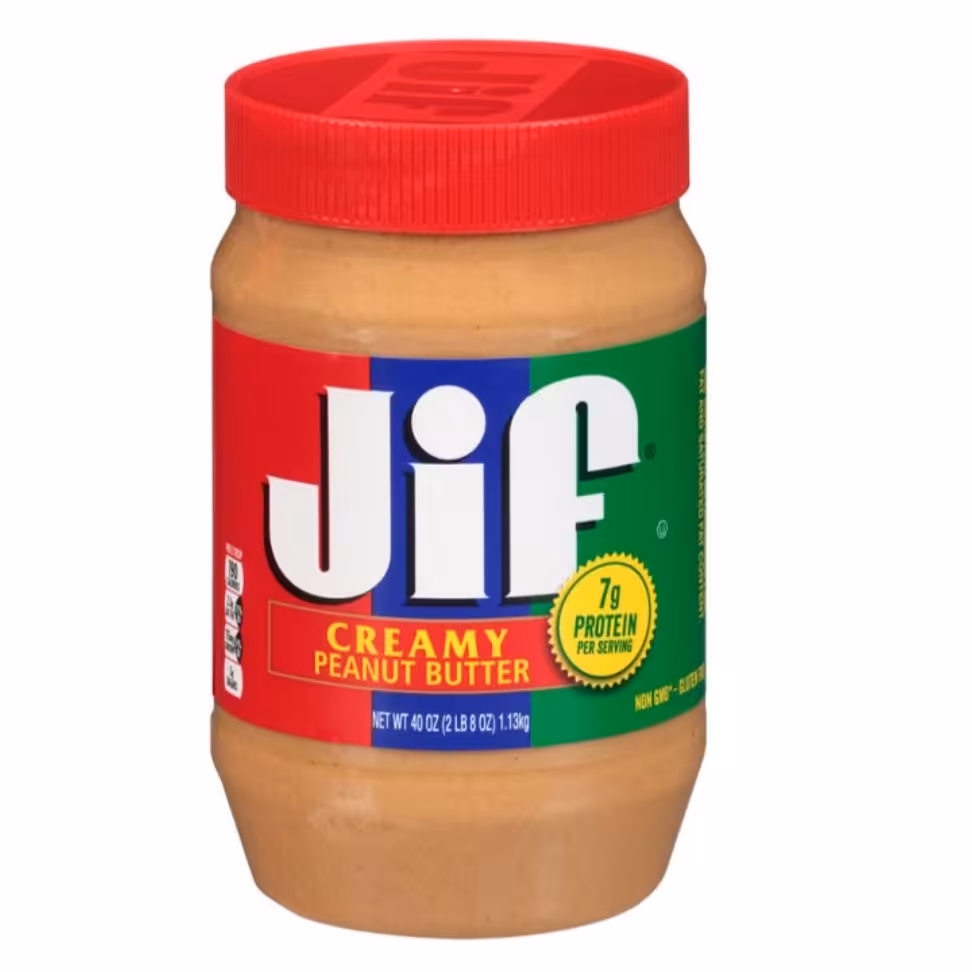 کره بادام زمینی کرمی جیف،450 گرمی