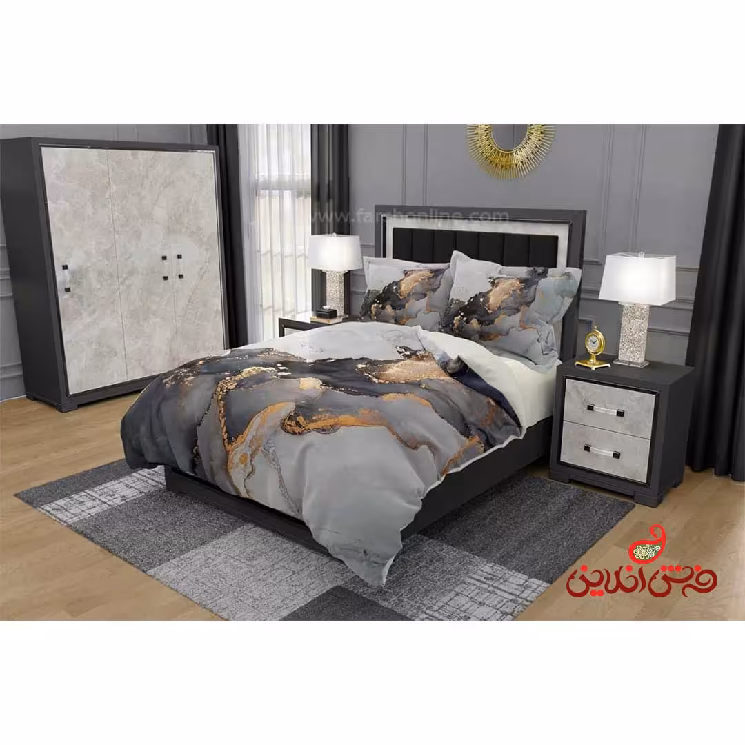 روتختی ماربل طرح سنگ مرمر طوسی کد 3240