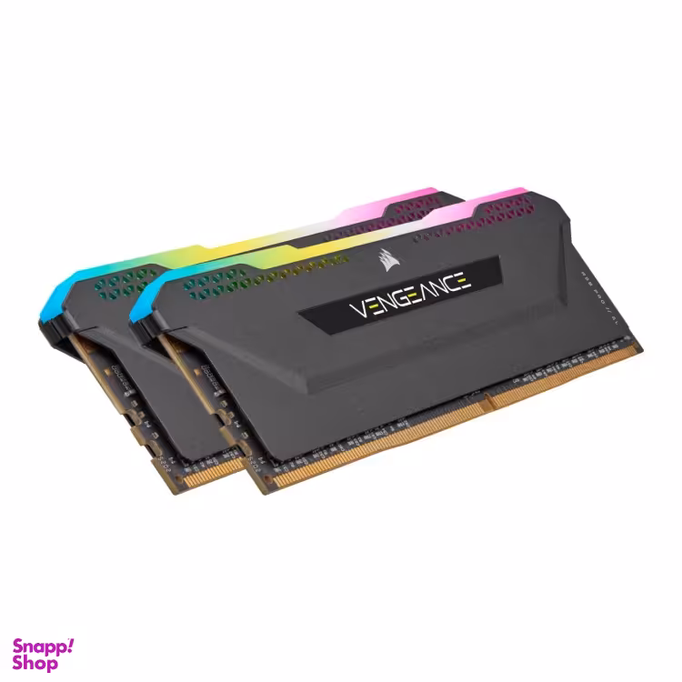 رم دسکتاپ کورسیر مدل 3600mHz VENGENCE SL RGB DDR4 ظرفیت 8 گیگابایت بسته 2 عددی
