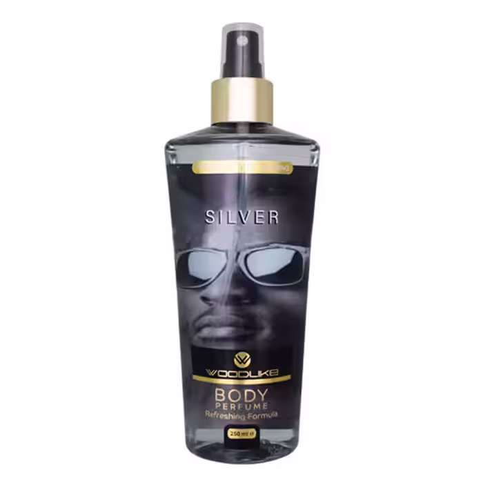 بادی اسپلش مردانه وودلایک مدل سیلور سنت(Silver) | 250ml