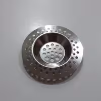 توری کوچک ظرفشویی استیل صافی آشغال گیر و راه آب لوازم آشپزخانه نگار 