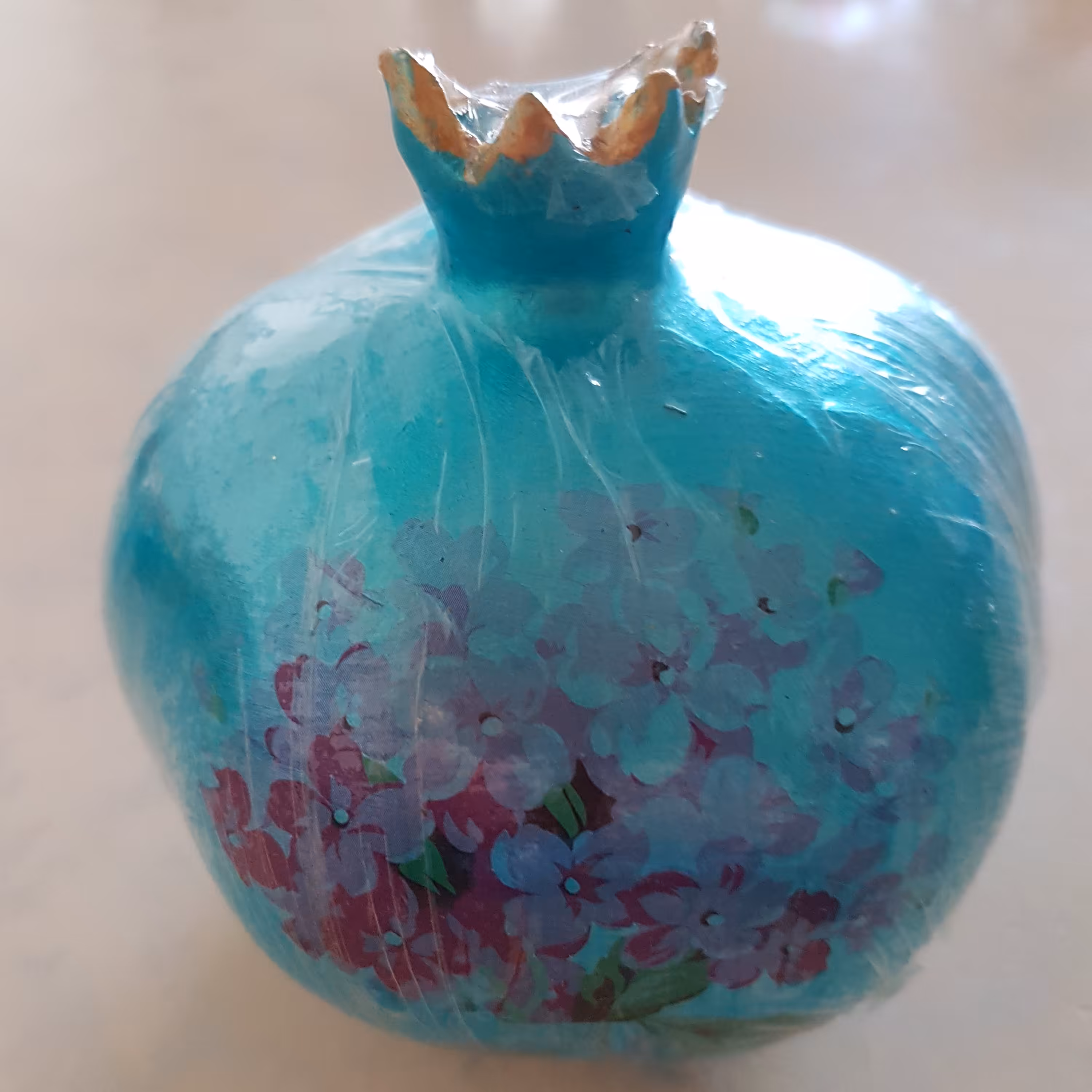 ست اناریلدایی  ،نیم انار  وپرنده کوچک