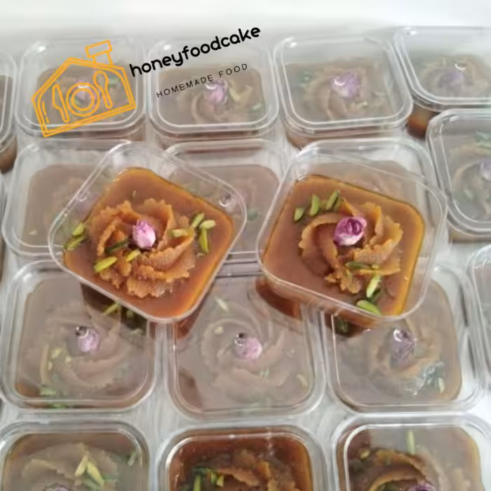 حلوا زعفرانی درجه یک تک نفره (دونه ای). هزینه ارسال پس کرایه فقط با پیک 