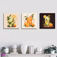 تابلو شاسی بکلیت طرح مدرن آبمیوه مدل SH-1744 مجموعه 3 عددی