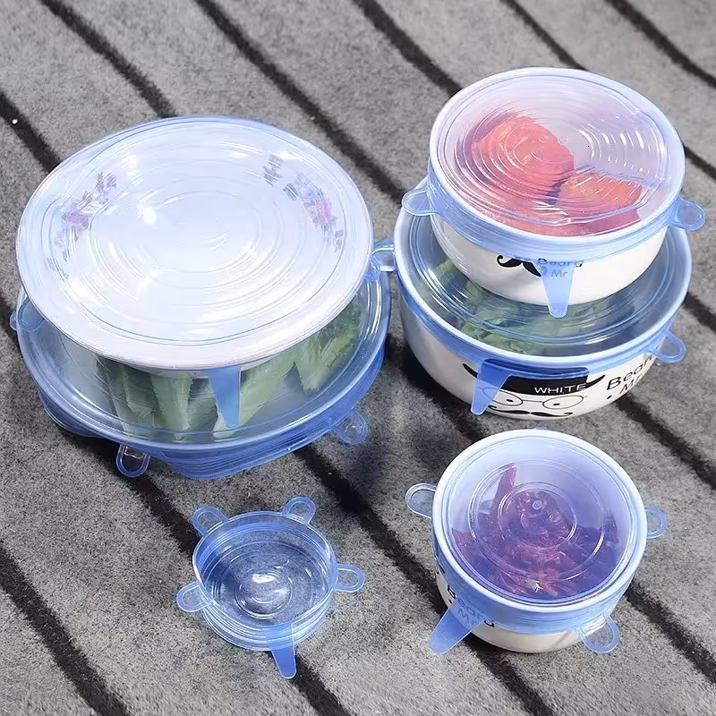 درپوش سیلیکونی ظروف 6 عددی