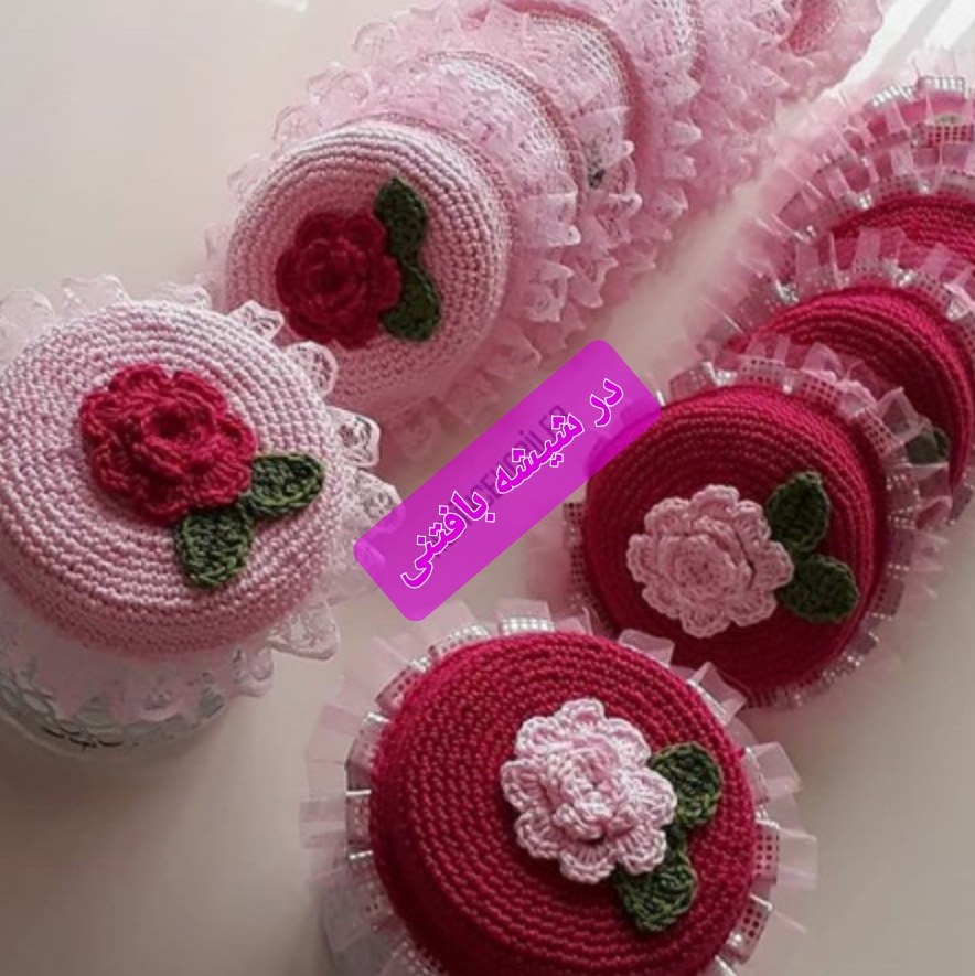 در شیشه بافتنی