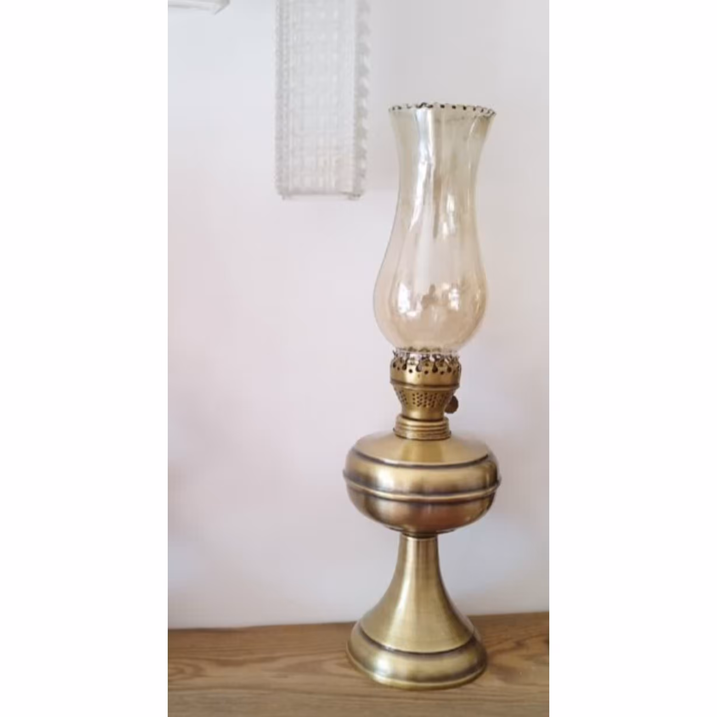 شمعدان پایه شیپوری انتیک