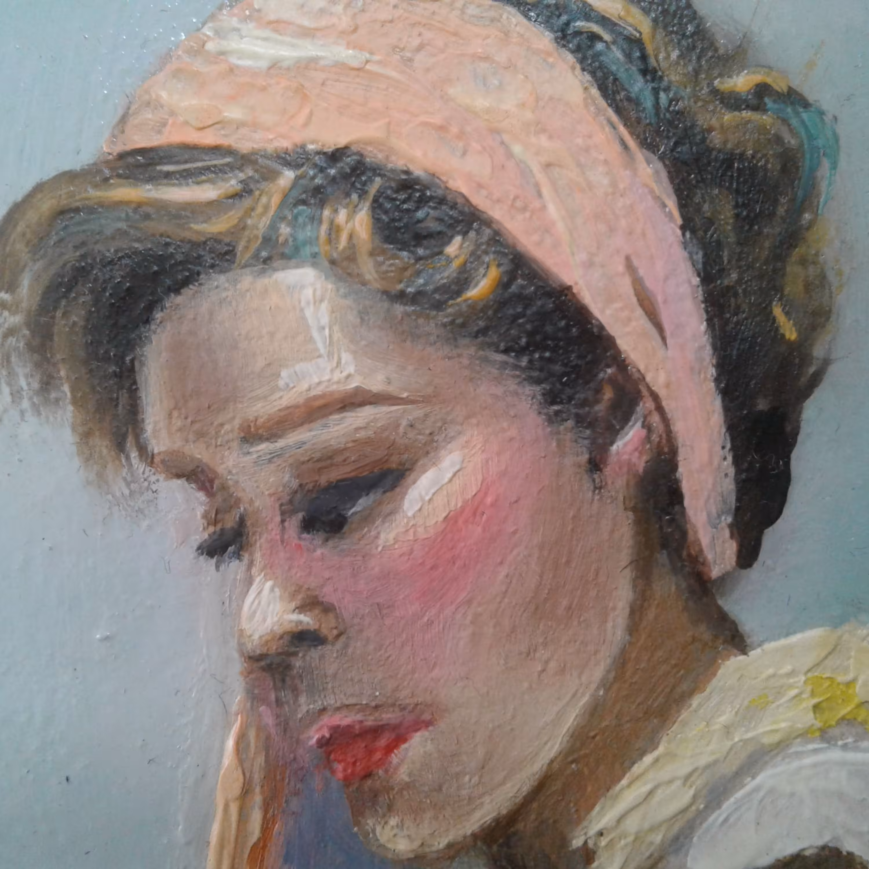 تابلوی نقاشی رنگ روغن تزئینی هنردستی رنگ و روغن دکور