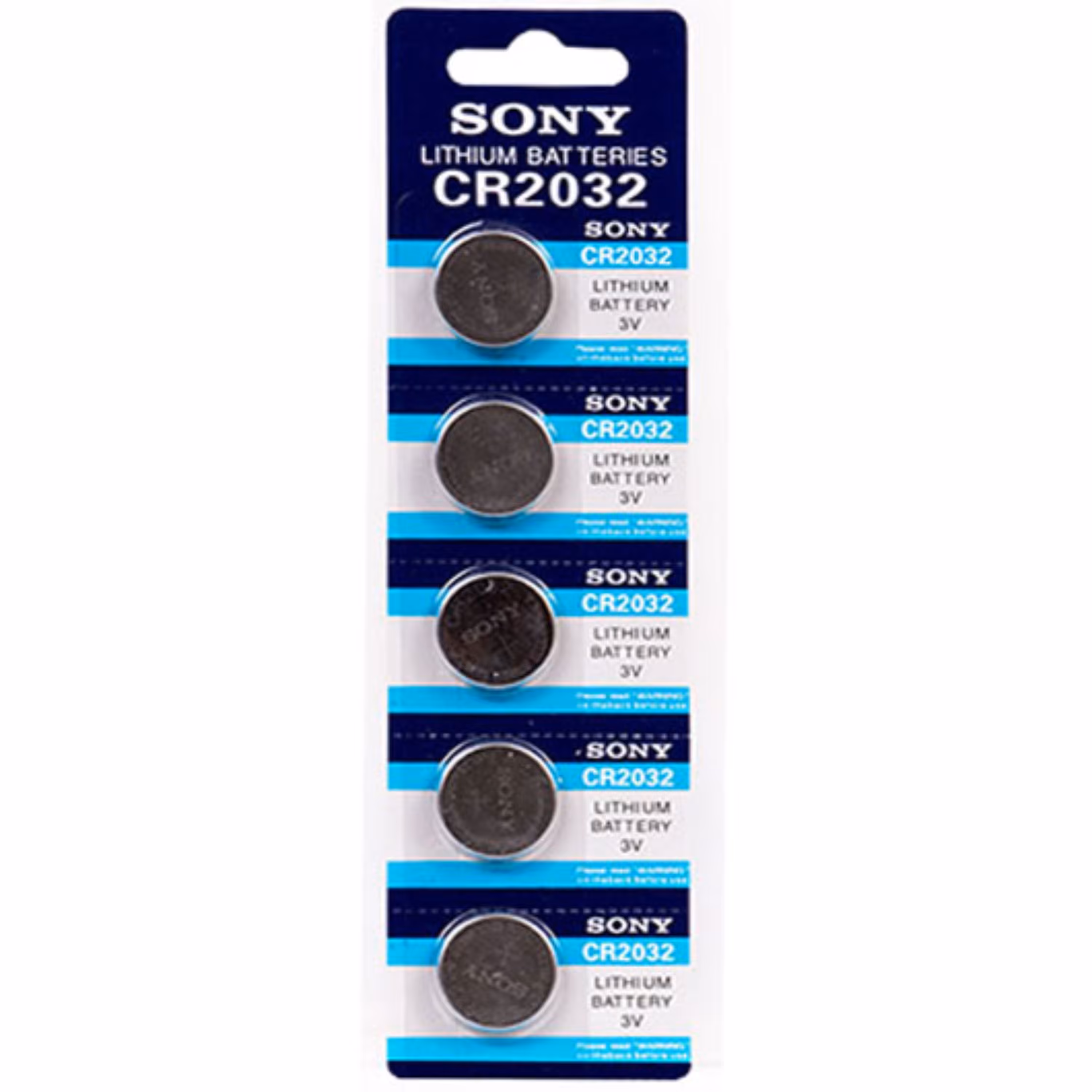باتری سکه ای سونی CR 2032 بسته 5 عددی