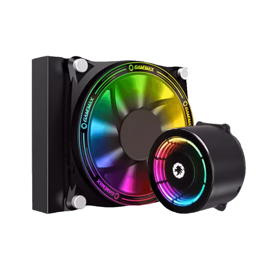 خنک کننده مایع پردازنده گیم مکس Ice Chill 120 Rainbow ARGB