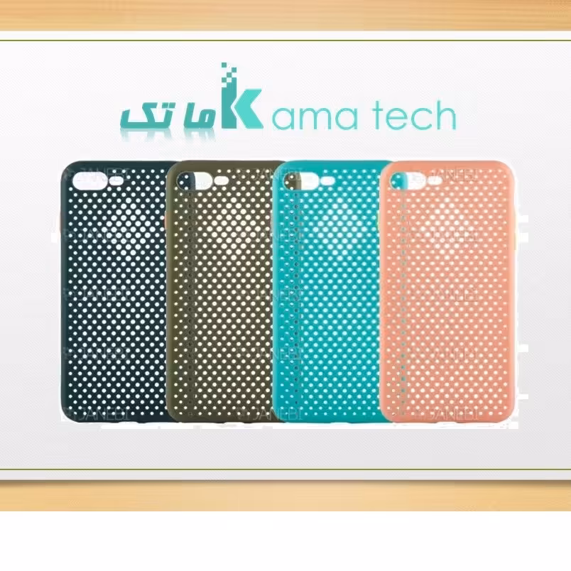 کاور سیلیکونی آیفون 7 و 8 پلاس رنگ آبی زیربسته 